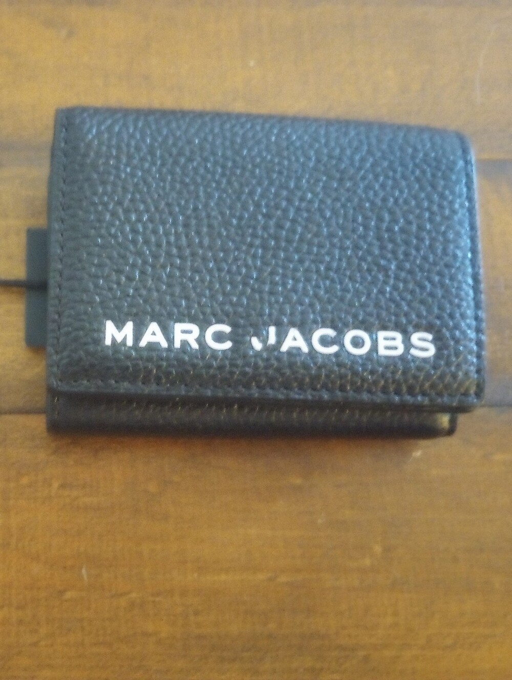 MARC JACOBS Saffiano Tri Fold Leather Wallet NWT